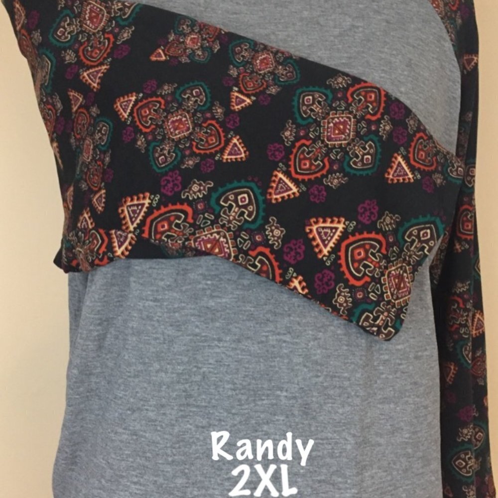 LuLaRoe Randy Baseball T new with tags